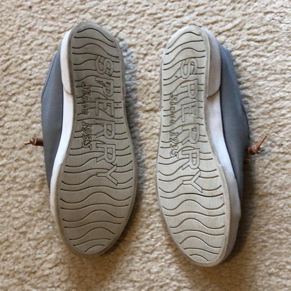 Grey Sperry shoes size 7 - Picture 2 of 5